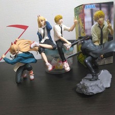 Chainsaw Man Figure Set of 4 Authentic Collectible Anime Toys for Fans