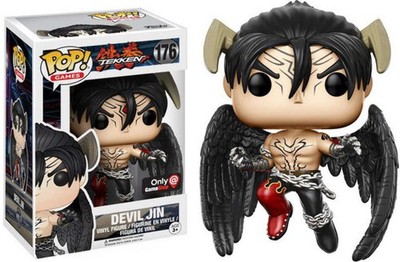 神迅 JIN-JIN　1006 Funko POP! Games: Tekken - Devil Jin (GameStop)(Damaged Box)[A