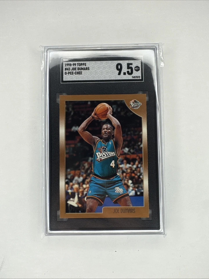 1998-99 Topps Joe Dumars #43 O-Pee-Chee - Rare! Low Pop 1 Of 1 - SGC 9.5 - Image 4 of 4
