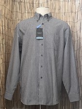 Van Heusen Mens Dress Shirt-Large-16 / 16.5 -NWT-Cotton Poly