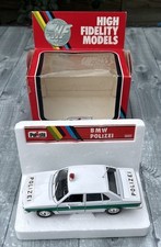 Polistil BMW 525 (E12) German POLIZEI White/Green S689 Boxed 1:25 Vintage 1978