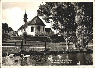 Wil SG Wallfahrtskirche Maria Dreibrunnen Schwanenteich
