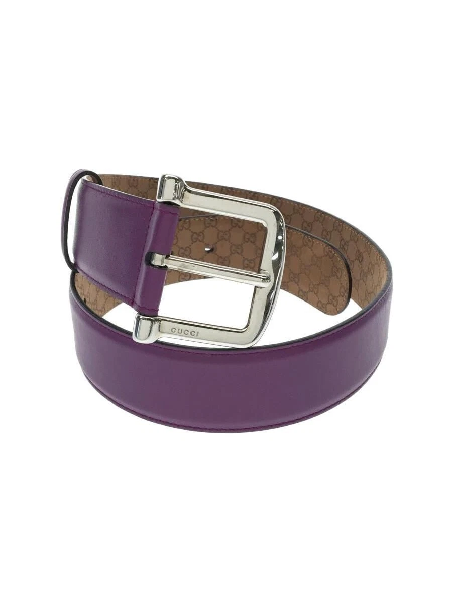 Ceinture GUCCI cuir chiot uni femme 281548