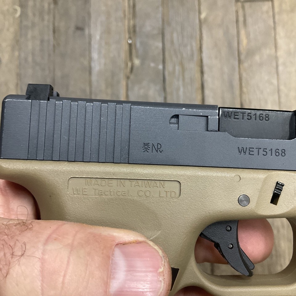 RARE WE TECH GLOCK 26 FULL AUTO GAS BLOWBACK AIRSOFT PISTOL | eBay