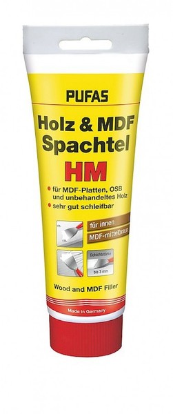 Pufas Holz-Und Mdf-Spachtel, 400G, Innen, Tube, FüLlstoff, Reinacrylatdispersion-image