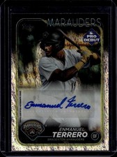 2024 Topps Pro Debut #PD-12 Enmanuel Terrero Autographs #/199