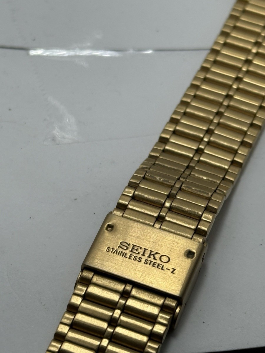 Seiko SX V701-6J60 Rare Vintage Men Watch Roman Numeral Black Dial