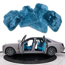 Genuine Sheepskin Turchese Floor Mats w Cargo Mat Rolls Royce Ghost 2021 - 2026