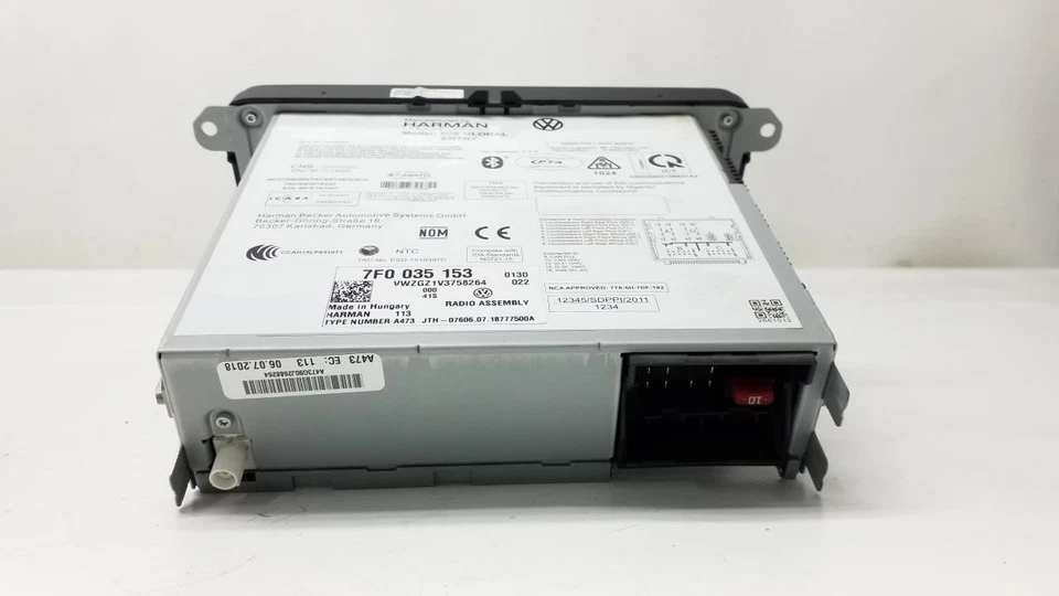 Volkswagen AMAROK 2010- Radio Autoradio 7F0035153 - Bild 3 von 4