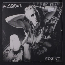 SISSYFACE / SCRIBBLE: muscle car / bed wetter Cravedog Records 7" Single 45 RPM