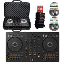 Pioneer DJ DDJ-FLX4 with Pioneer branded bag  2xRCA to XLR3-M Cables