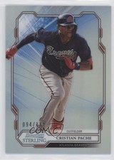 2019 Bowman Sterling Prospect Refractor 94/199 Cristian Pache #BPR-16 s7f