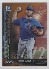 2017 Bowman Chrome Scouts Top 100 Orange Refractor 9/25 Trevor Clifton 11pj