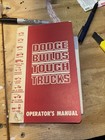New ListingDodge S Series Truck Owners Manual 1963