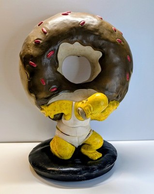 Simpsons Matt Groening 1999 La Carte Homer Donut Latex