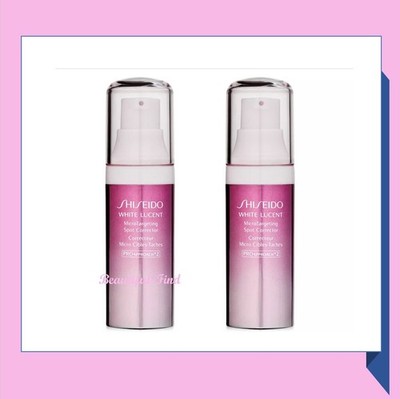 2X Shiseido White Lucent Microtargeting Spot Corrector Travel Size 9 ml New