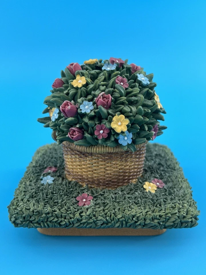 Maravilloso Yankee Candle Cuadrado Floral Vela Tarro Topper - Cuadrado Foto 3 de 4