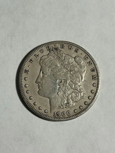 1900-S Morgan Silver Dollar - 90% Silver Coin - Key Date - AU Coin - Frosty