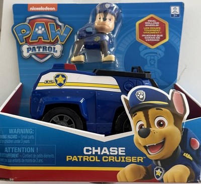 Paw Patrol, Chase s Patrol Cruiser Vehicle with Collectible Figure, for Kids
