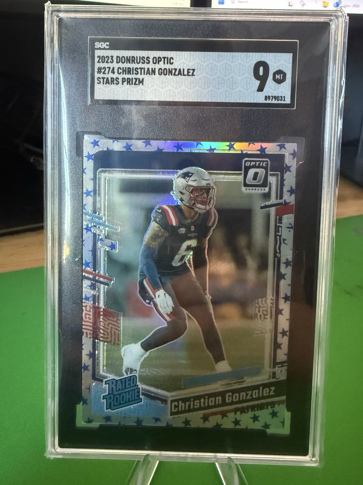 2023 Panini Optic - Rated Rookie Christian Gonzalez #274 Stars Prizm (RC)