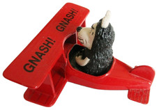 ERTL GNASHER "GNASH! GNASH" DIE CAST AEROPLANE RARE 1990 DENNIS THE MENACE BEANO