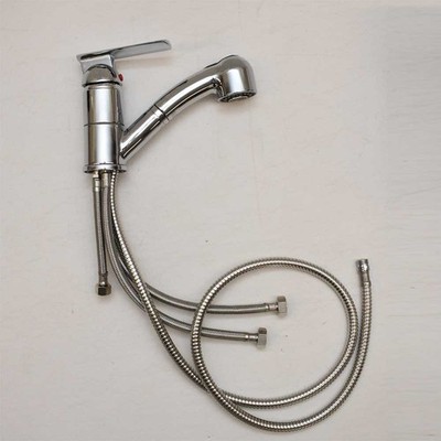 ITC Rinker Boat Pull-Out Faucet Kit 5 FT Hose 97800R1-CH Chrome - Dent