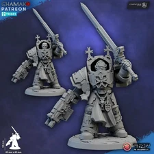 Tabletop Sci Fi Proxy Wargaming Proxy Marine 3D Resin Printed Miniature Model