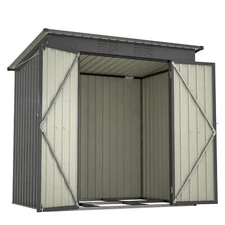 6x4 FT Outdoor Storage Shed Tool Shed Lockable Door for Backyard Garden Patio