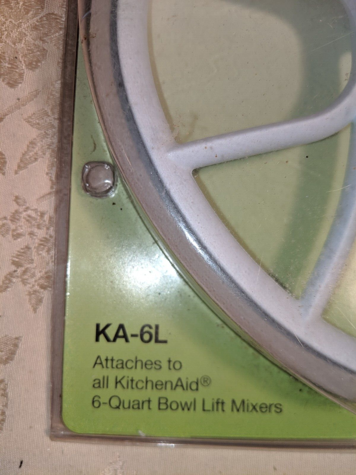 KitchenAid KA6L beater blade with rubber scraper in sealed package