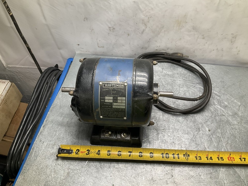 Craftsman 1/3 HP Model S 110V Electric Motor on/off F/R Switches | eBay
