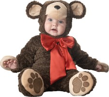 InCharacter Lil' Teddy Bear Baby Costume, Small 6-12 Months - 6012