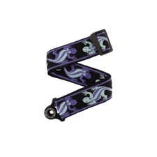 D'Addario Auto Lock Vintage Planet Waves Lizards Guitar Strap; Green/Blue