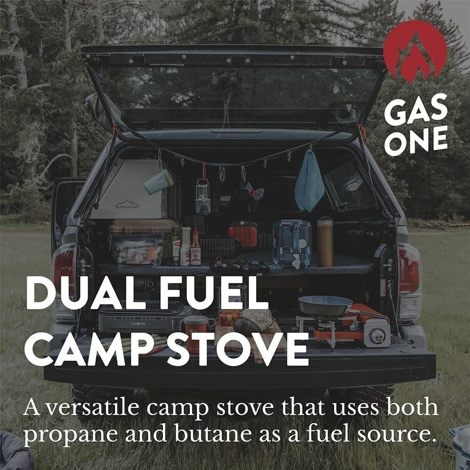 Gas One GS3400P Propane or Butane Stove Dual Fuel Stove Portable
