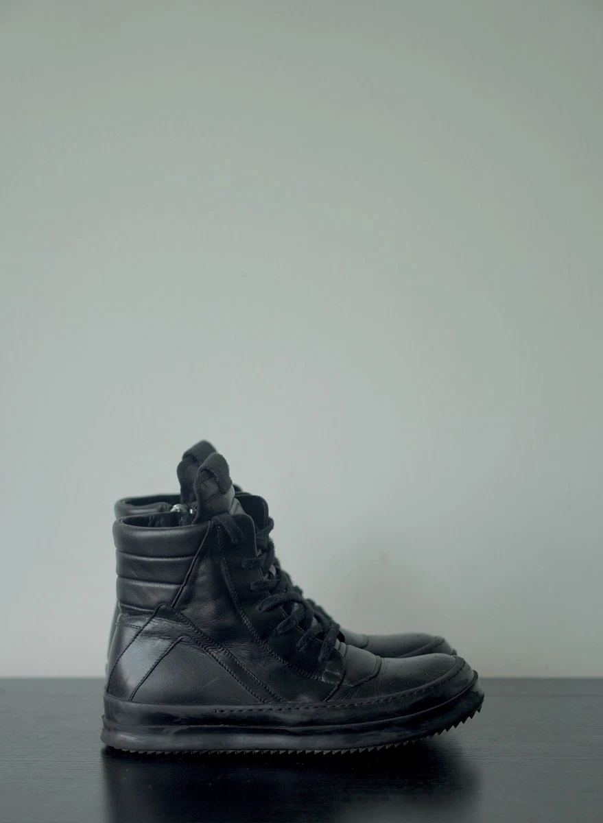 2010 Rick Owens Men's Short Tongue GEOBASKETS High-Top