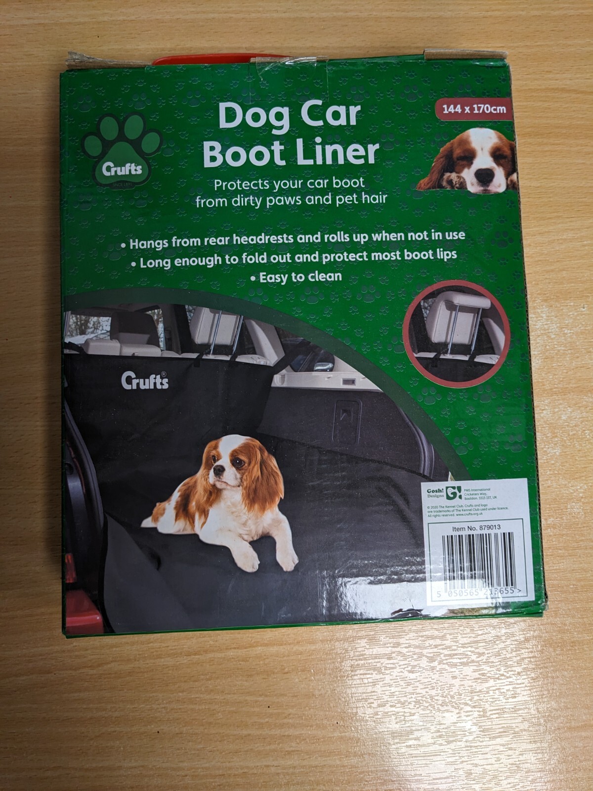 Crufts Universal Large Durable Waterproof Pet Car Boot Liner 144cm X
