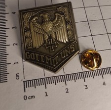 PIN/Anstecker GOTT MIT UNS, Adler, EK (Militaria, Wehrmacht, Nostalgie) 