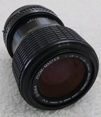 Sigma Multi-Coated Zoom-Master 35-70mm 1:2.8-4 Lens Made In Japan Photo Camera 