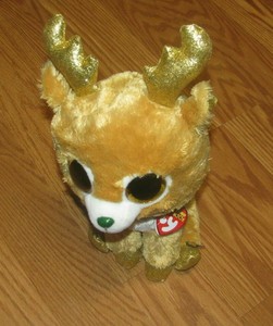 glitzy reindeer beanie boo