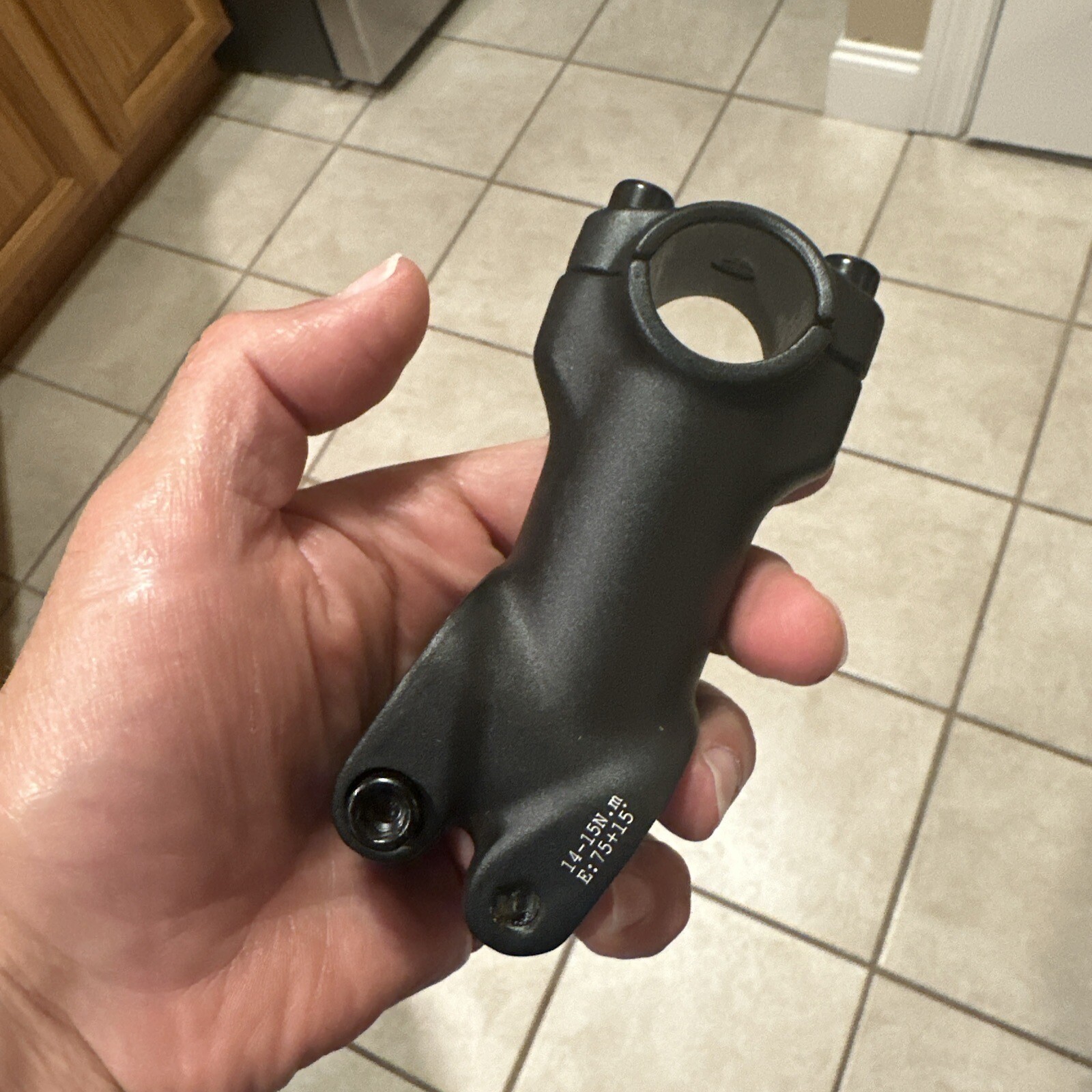 Stem 25.4mm X 75mm X +/- 15 Degrees, 28.6mm Steerer