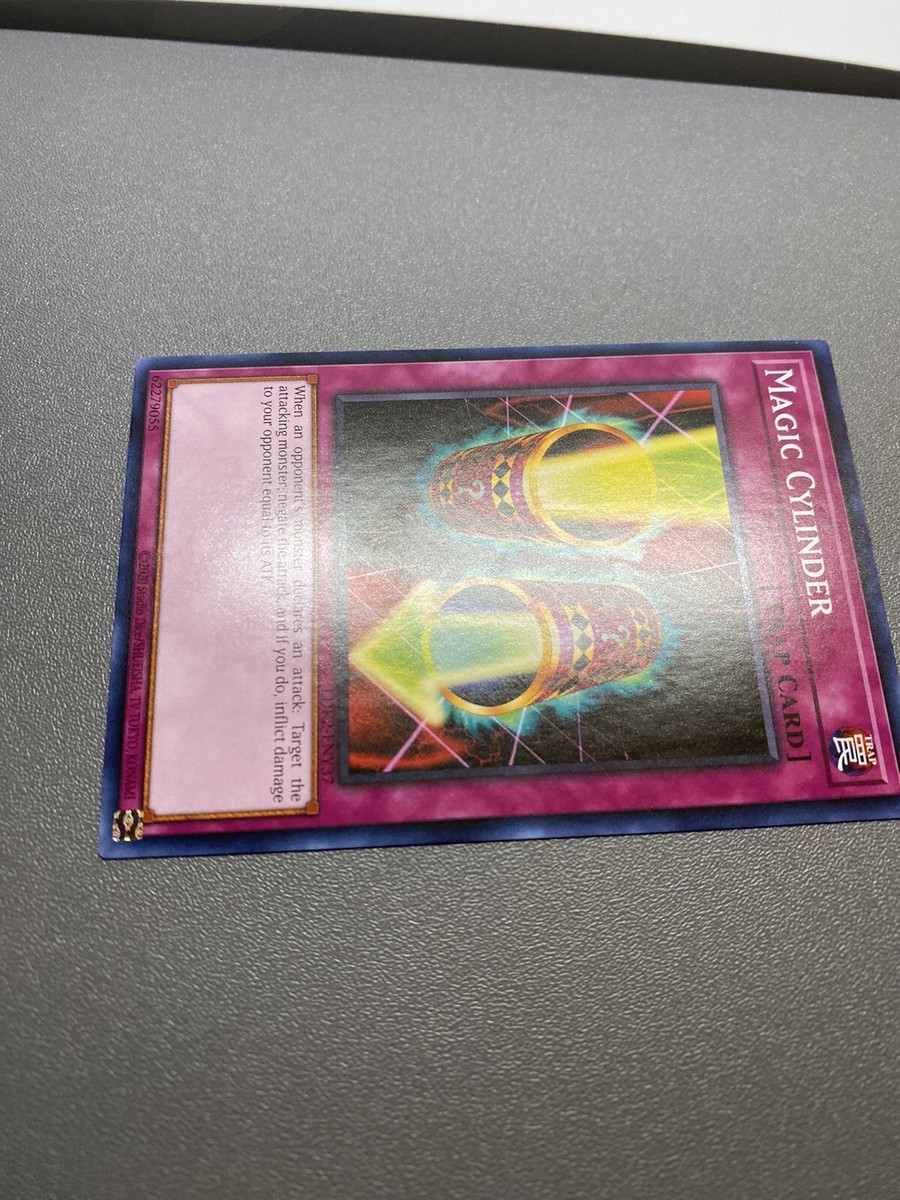 Magic Cylinder X 3 Yugioh Ldk2-eny37 - Unlimited 2 Magic Cylinder X3 -  YUGIOH LDK2-ENY37 Unlimited Near Mint Trap Card Unlimited Edition Near Mint