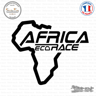Sticker Africa Eco Race Logo Decal Aufkleber Pegatinas D-517 Couleurs au choix