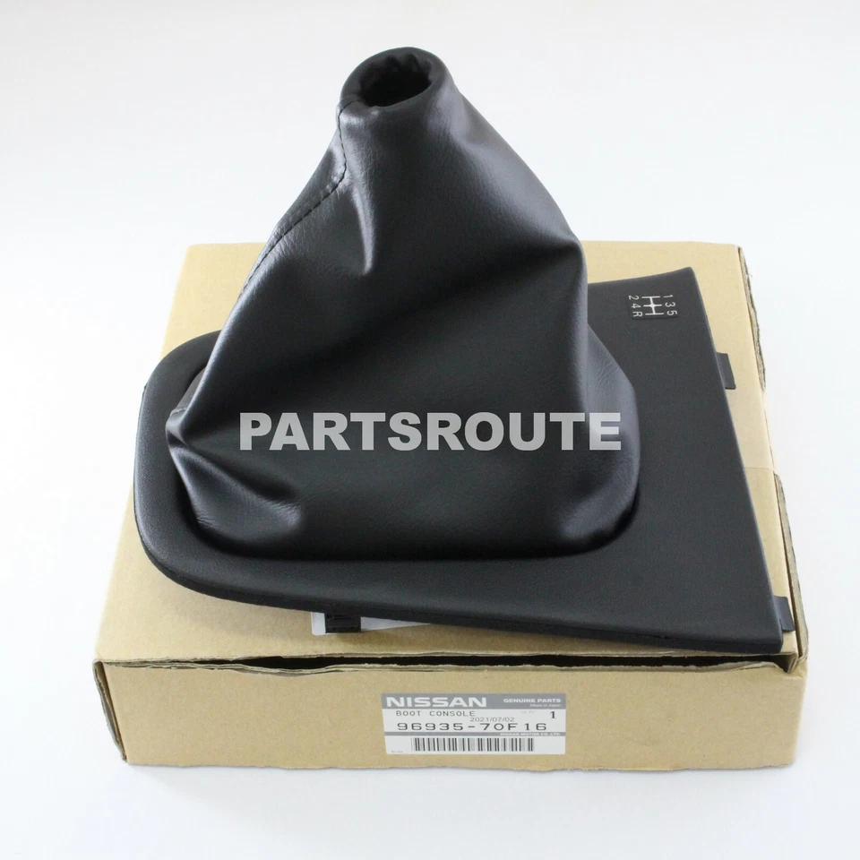 Nissan S14 240SX 1995-1998 OEM Genuino 5 Velocidades Manual Cuero Cambio Bota Patrón Foto 2 de 3
