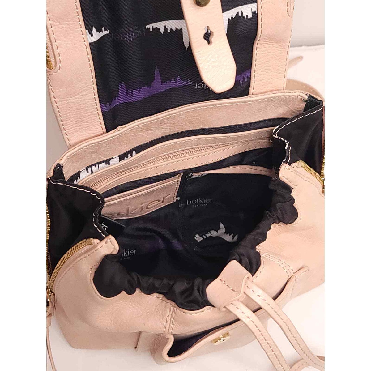 exc BOTKIER warren leather backpack Botkier Warren Leather Backpack (Pink) | eBay main image 2