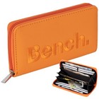 Bench Große XXL Damen Geldbörse Portemonnaie Reißverschluss Orange
