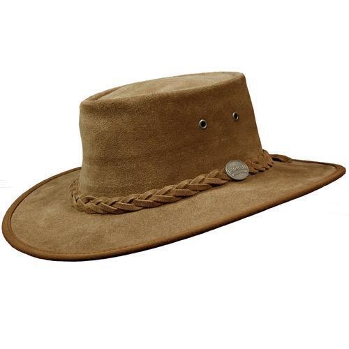 Barmah Squashy Hickory Suede Bush Hat 55/57/59/61/62.5 M/L/XL/XXL - Picture 1 of 2