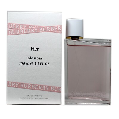BURBERRY HER BLOSSOM EAU DE TOILETTE NATURAL SPRAY 100 ML/3.3 FL.OZ. NIB