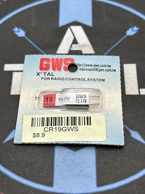 Grand Wing Servo. GWS. X'Tal / Crystal. Channel 19. TX FM. 72.170