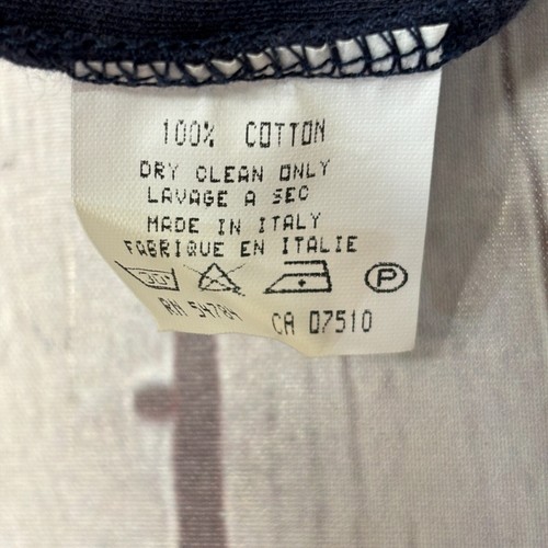 Giorgio Armani Men Short Sleeve Zip Collar Polo Shirt Top Size Medium D006 -26 - Picture 8 of 15