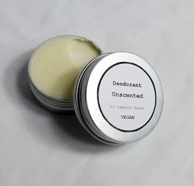 SAPPANY SOAPS 100% Natural Organic ingredients antiperspirant Deodorant Unscented vegan 55g