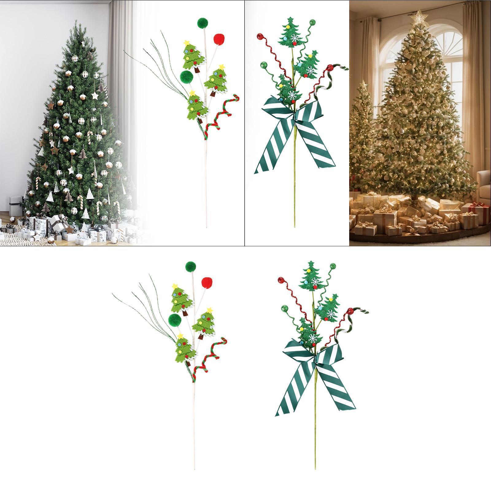 Christmas Tree Pick Vase Filler Craft for Daily Use Bedroom Anniversaries